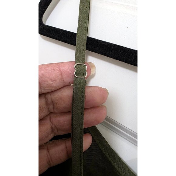 Princess Polly Olive Green Adjustable Strap Tank Top Size 12 AU / 8 US - Picture 4 of 7
